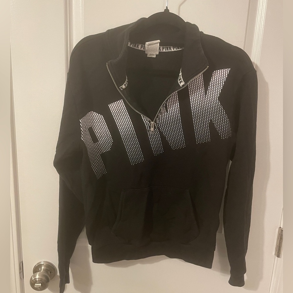 PINK Victoria’s Secret / quarter zip / size small / used very good